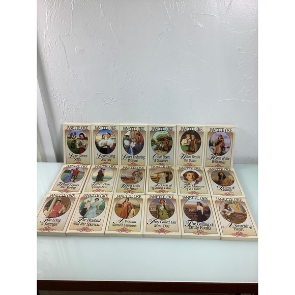 Janette Oke PB books lot of 18 Christian Roma e Fiction Novels EUC - Picture 2 of 12